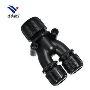 Nylon Ống <span class=keywords><strong>y</strong></span> hình dạng Doanh không thấm nước Hose connecter <span class=keywords><strong>Y</strong></span> loại đường kính bằng nhau giảm sóng ống dẫn IP68 không thấm nước - Product Image 2