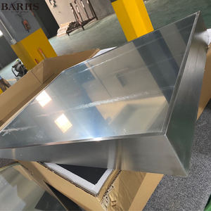 Wandgemonteerde Geborsteld Roestvrij Staal Frame Gehandicapte Spiegels Verstelbare Kanteling Badkamer Invalide Wandspiegel - Product Image 6