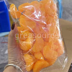 Linda Rodaja de Naranja de PVC, Fresca, con Piel Desprendible, Vitamina C, Sabor Agridulce, Modelo de Fruta para Degustación, Accesorios DIY - Product Image 5
