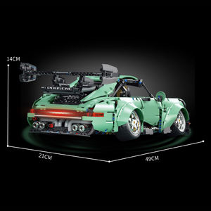 <span class=keywords><strong>Kbox</strong></span> 10220, juego de construcción de modelo de coche deportivo técnico DIY, 2435 Uds., ladrillos MOC de plástico ABS, juguetes educativos para vehículos 1:10 para niños - Product Image 5