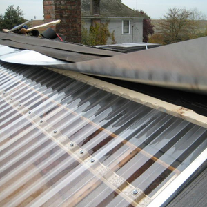 Feuille <span class=keywords><strong>ondulée</strong></span> <span class=keywords><strong>transparente</strong></span> de panneau de polycarbonate de PC - Product Image 2