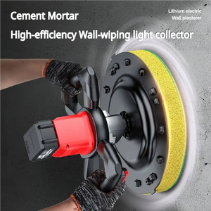 <span class=keywords><strong>Ponceuse</strong></span> murale électrique DIY pour mastic et plâtre, batterie 25000 mA, 21 V, vitesse variable, disque de ponçage 380 mm - Product Image 4