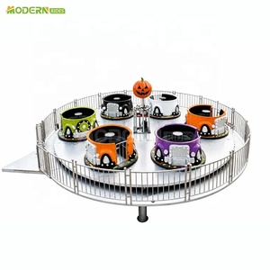 Manège familial mobile sur remorque, thème Halloween, couleur personnalisable, pour fêtes foraines et attractions de carnaval - Product Image 1