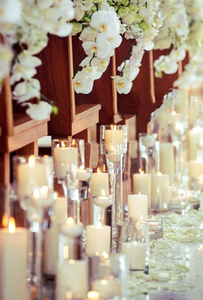 Bougie LED en plastique, fonctionnant sur piles, diamètre 7,5 cm, lumière de nuit d'intérieur, IP44, décoration romantique pour mariage - Product Image 6