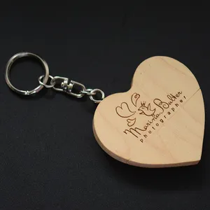 2024 New Wedding Gifts Wooden USB Flash Drive 8GB With Free Logo Customization Pen Drive Memory Disk 64GB 32GB