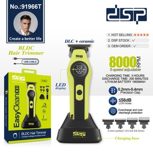 Cortadora de pelo para hombre Dsp 91966T, recortadora eléctrica portátil recargable inalámbrica para uso doméstico - Product Image 2