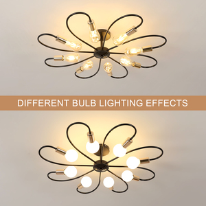 Hiện đại tối giản cá tính phòng khách phòng ăn Trần Đèn chùm Ánh sáng sáng tạo hiện đại lãng mạn phòng ngủ vàng - Product Image 5