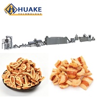 Ligne de production commerciale de snacks soufflés et de formes variées pour la fabrication de collations