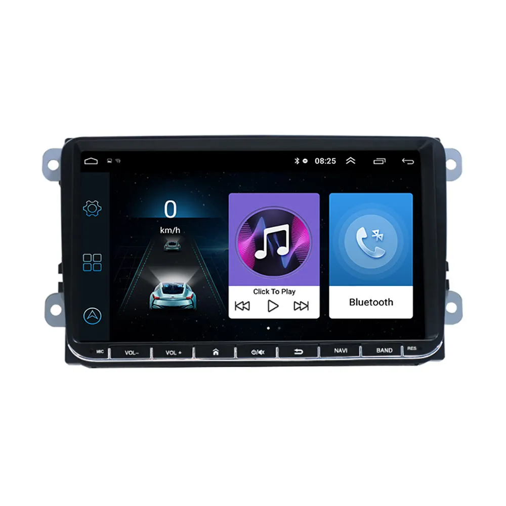 Yeanav 9 ''2 Din Android12カーラジオステレオビデオオートラジオGPS Wifi BT FMフォルクスワーゲン/VW/ポロ/パサート/シート/トレド用