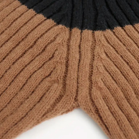 Veste d'hiver personnalisée pour femmes Veste chaude à gros boutons Pull en tricot Cardigan long pour femmes Pull à rayures