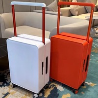 Valise à roulettes de haute qualité avec barre de traction large, roues silencieuses omnidirectionnelles, 20 pouces, 24 pouces, bagages de voyage d'affaires