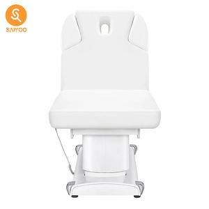 Moda beyaz çift sütun elektrikli yüz spa tam vücut masajı yatak otel spa güzellik odası için - Product Image 2