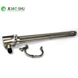 Xiaoshu điện 480V 6KW 9KW incoloy 800 mặt bích nóng ngâm yếu tố làm nóng với 1/2 inch kẹp - Product Image 4