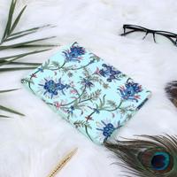 Vente Journal imprimé Floral couverture en tissu carnet fait à la main 100 Gsm carnet de notes personnalisé bleu de haute qualité avec 240 Pages