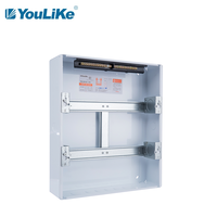 Boîtier électrique en plastique avec porte transparente, pour montage en Surface, boîtier DB, 2 lignes, 32 voies