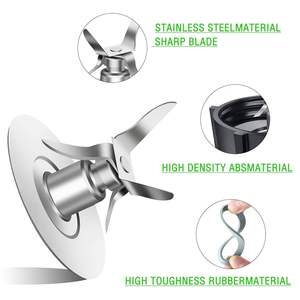 Repuestos para <span class=keywords><strong>Licuadora</strong></span> <span class=keywords><strong>Oster</strong></span>, Cuchilla Eléctrica Clásica <span class=keywords><strong>de</strong></span> Acero Inoxidable SUS 304, Repuesto <span class=keywords><strong>de</strong></span> Cuchilla Clásica para Licuadoras Domésticas - Product Image 4