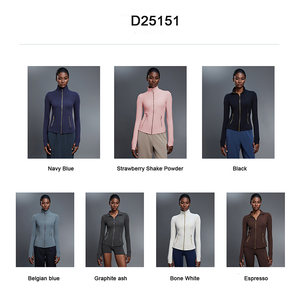 Áo thể thao Roregal 2025 thoáng khí, ôm dáng, tay dài, có lỗ cho ngón tay cái, áo tập gym, áo thể thao nữ, áo khoác yoga có khóa kéo - Product Image 5