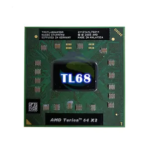 AMD Turion 64 X2 cep TL68 TL-68 - TMDTL68HAX5DM 2.4G çift çekirdekli 35W soket S1(S1G1)