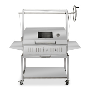 Nhà Máy Bán Buôn Tùy Chỉnh Xác Thực Lửa Gạch Santa Maria Nướng Thép Không Gỉ Nhiệm Vụ Nặng Nề Nướng - Product Image 5