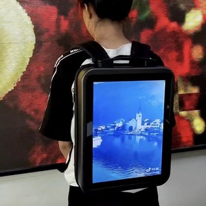 Mochila Publicitaria Portátil con Pantalla LED LCD Android Personalizada, Resistente al Agua IP65, para Publicidad Ambulante <span class=keywords><strong>en</strong></span> Exteriores - Product Image 1