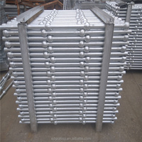 Fournisseur d'usine, utilisation industrielle, balustrades en acier galvanisé avec rotule