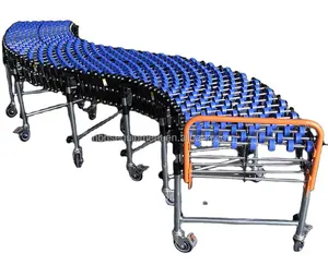 Expandable&flexible gravity wheel portable conveyor