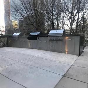 Cuisine d'extérieur européenne résistante aux chocs, fraîche au toucher, <span class=keywords><strong>en</strong></span> acier inoxydable, pour patio, villa, <span class=keywords><strong>jardin</strong></span> extérieur - Product Image 1