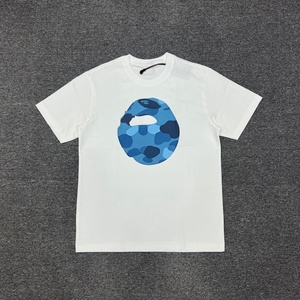 Camisetas de gran venta para hombre, estilo europeo y estadounidense, de 250g, 100% algodón, ecológicas, transpirables, Bapee - Product Image 2