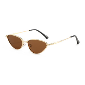 XY9630 <span class=keywords><strong>Occhiali</strong></span> da <span class=keywords><strong>Sole</strong></span> all'Ingrosso con Design a Occhio, Comodi, in Metallo Dorato, Lenti Fotocromatiche Grigie, Protezione UV 100% 400, per Donna, Ragazza, Signora, Uomo, Festa - Product Image 2