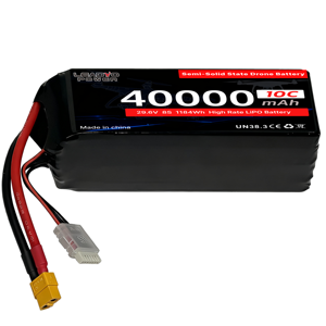 Baterai LiPo Semi Solid State 8S 29.6V 10C dengan Densitas Energi Tinggi 350Wh/kg, 20000mAh 35000mAh 40000mAh untuk Drone Besar FPV EV OEM - Product Image 6