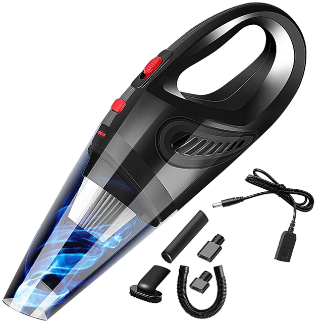 Wholesale Price DC 12V Wireless Vaccum Cleaner Motor High Suction 4.5kpa Portable Wet and Dry Cordless Car Vacuum Cleaners
