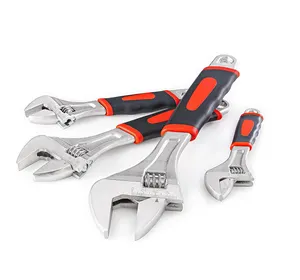 4-Pack có thể điều chỉnh Wrench Set Shifter di chuyển spanners Set cờ lê công cụ Kit với cao su thoải mái grip