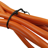 Câble d'alimentation avec prise australienne 3 broches et cordon d'extension IEC C13 femelle verrouillable H05VV-F 3G1.0mm² 10A 250V Orange Lock C13