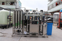 Système de purification d'eau potable purifiée 2000 LPH, système de dessalement par osmose inverse