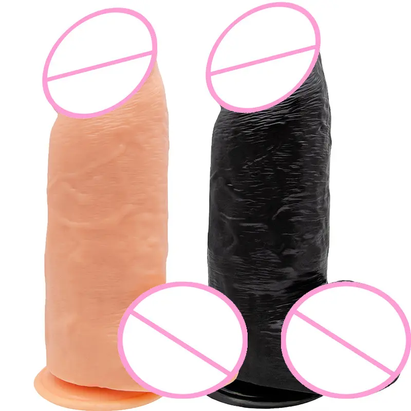 Leistungs starker Strap On Dildo Persönliche Vibratoren Dildo Wasserdichter vibrierender realistischer Dildo für Frauen