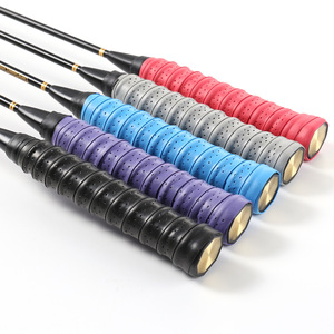 Poignées de badminton personnalisées très vendues, design spécial, surpoignées en PU antidérapantes, surpoignées de badminton perforées - Product Image 3