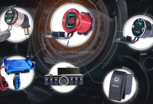 Interrupteur USB simple marche/arrêt 36W en PC ignifuge avec affichage voltmètre étanche pour véhicule commercial – Vente en gros - Product Image 6