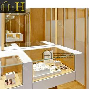 طاولة عرض متجر مجوهرات عصري متقدم مع حافظة لعرض أثاث متجر مجوهرات - Product Image 5