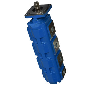 HuamaoCrane Quadruple Hydraulic Pump 1010000135/JHP2063/2050/<b>2032</b>/CBGJ1008 Series High Pressure Gear Pump - Product Image 2