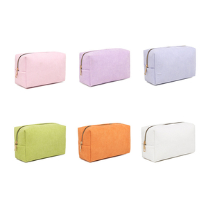 Pochette de maquillage tendance pour femmes, <span class=keywords><strong>sac</strong></span> de transport avec fermeture éclair, étui à rouge à lèvres, organiseur d'accessoires cosmétiques, <span class=keywords><strong>sac</strong></span> en velours pour les voyages - Product Image 5