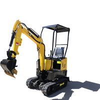 Mini-chargeuse sur chenilles diesel MOUNTAIN RAISE 1 tonne, haute efficacité, pour travaux agricoles