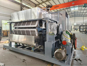 โรงงานผลิตกล่องไข่แบบหมุนอัตโนมัติเต็มรูปแบบ ขนาด 5*8  ทำจากเยื่อกระดาษรีไซเคิล พร้อมระบบอบแห้ง ผลิตในประเทศจีน - Product Image 1