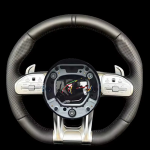 พวงมาลัยรถยนต์สำหรับ W197 W177เมอร์เซเดสเบนซ์ <span class=keywords><strong>AMG</strong></span> W213 W205 W216 W217 W218 W222 W253 W257 GLE G63พวงมาลัยหนัง C63 - Product Image 5