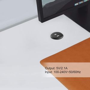 <span class=keywords><strong>Centro</strong></span> <span class=keywords><strong>de</strong></span> Carga USB Empotrable para Escritorio, Enchufe <span class=keywords><strong>de</strong></span> Alimentación USB para Escritorio, <span class=keywords><strong>Centro</strong></span> <span class=keywords><strong>de</strong></span> Carga USB Integrado en Gabinete/Sofá, 2 USB 2.1A - Product Image 5