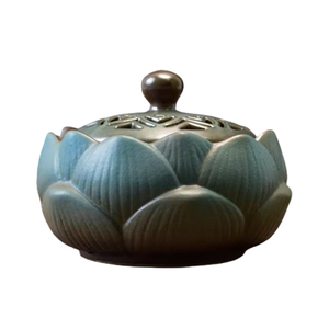 Bruciatore di incenso a cascata in ceramica all'ingrosso, porta incenso a cono, creativo, per aromaterapia, decorazione per la casa, meditazione, yoga, regalo - Product Image 2
