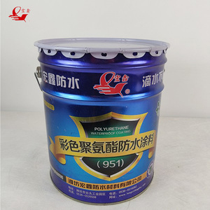 Peinture de toit en polyuréthane hautement élastique et résistante à la chaleur Revêtement imperméable moderne pour application de mur en métal et de toit de parc - Product Image 3