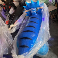 Oyun alanı sikke işletilen dinozor Montable eğlence oyunu yürüyüş Robot Gua Dino elektrikli araba dinozor kostüm sıcak satış açık