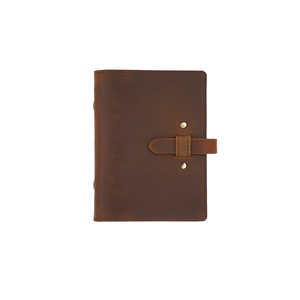 Premium Genuine Leather Vintage Hardcover Notebook Handmade Journal Diary with Thread Binding Retro Style Writing Pad Travel - Product Image 1