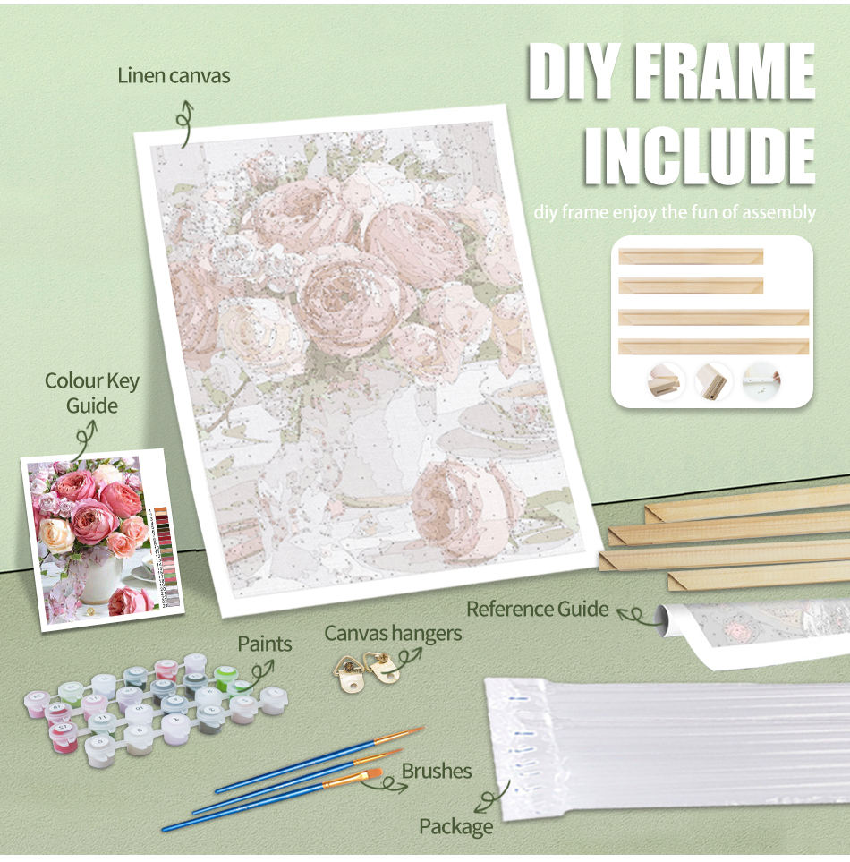 Cadre DIY noir/blanc