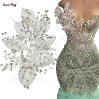 WHD-097 Keering Nouveau Personnaliser À La Main En Gros Produit Strass Alliage Feuilles Conception De Mariée